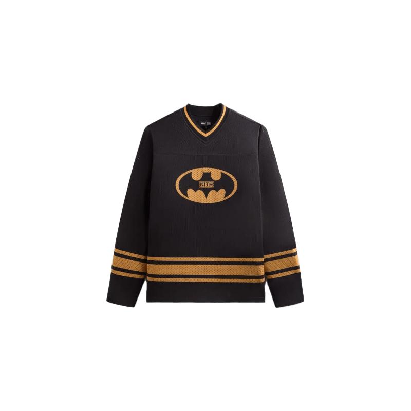 KITH X Бэтмен Лонгслив Джерси Malik KHM033136-001 L