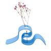 Creative Plant Display 3D Printed Dried Flower Stand, Curved Ribbon Vase, Decorative Holder, Bedroom Container Artificial Rack for Living Room