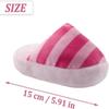Plush Dog Toy, Cute Slippers, Interactive Toy for Medium Dogs, Chew Toy To Reduce Boredom (Pink)