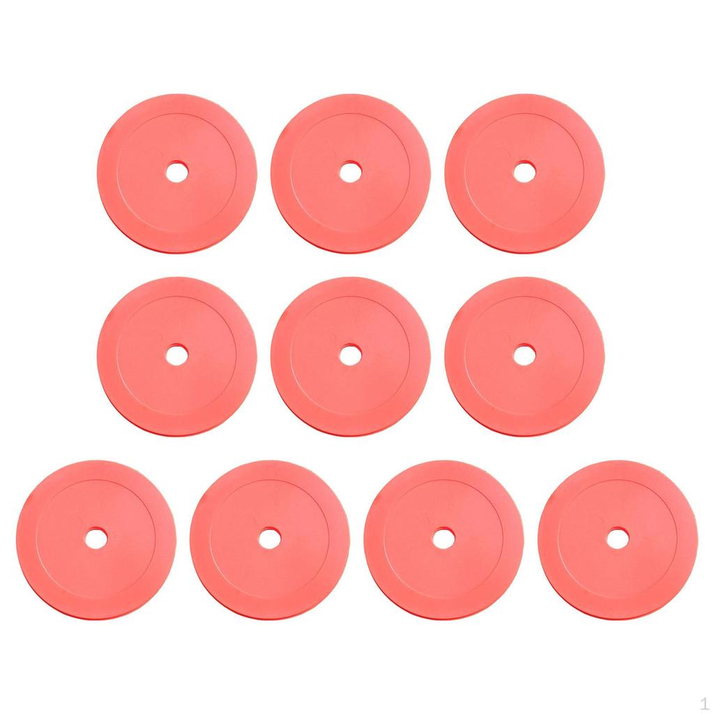 10 Cones, Non Slip Floor Discs Flexible Spot Markers for Trainers Sport Teams Golf Baseball Soccer
