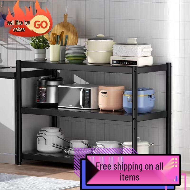 Mehrschichtiges, freistehendes Regal für Küche, Lager oder Balkon