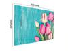 SZKLANA DESKA DO KROEJNIA 30x22 TULIPANY