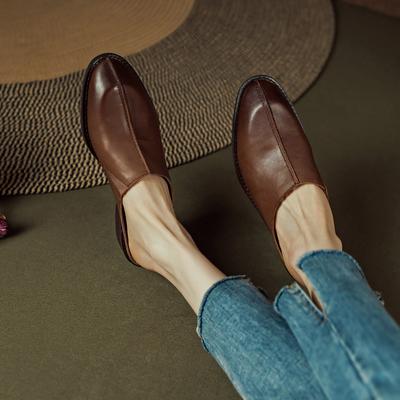 Fashion 2024 New Summer Women Shoes Mules Shoes for Women Outdoor Slippers Women Chunky Heel Cover Toe Slippers Shoes Zapatos De Mujer