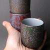 New Vintage Ceramics Cups Japanese Stoneware Porcelain 128ml Tea Mug Healthy Lifestyle Kung Fu Tea  Sake Coffee Cups Drinkware
