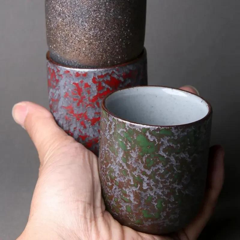 New Vintage Ceramics Cups Japanese Stoneware Porcelain 128ml Tea Mug Healthy Lifestyle Kung Fu Tea  Sake Coffee Cups Drinkware