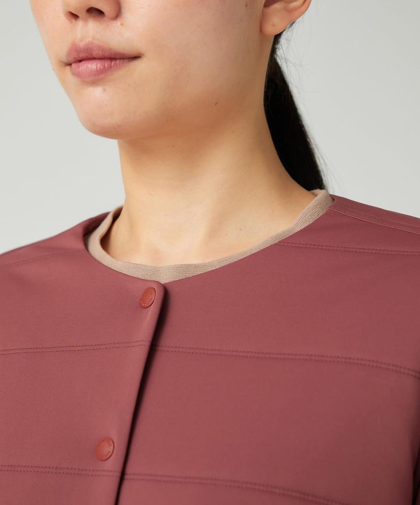 Snow Peak Flexible Insulated Long Cardigan Light Size 4 SW-25AW001, Women's, Brown,