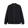 Men's Striped Color-Block Baseball Collar Jacket