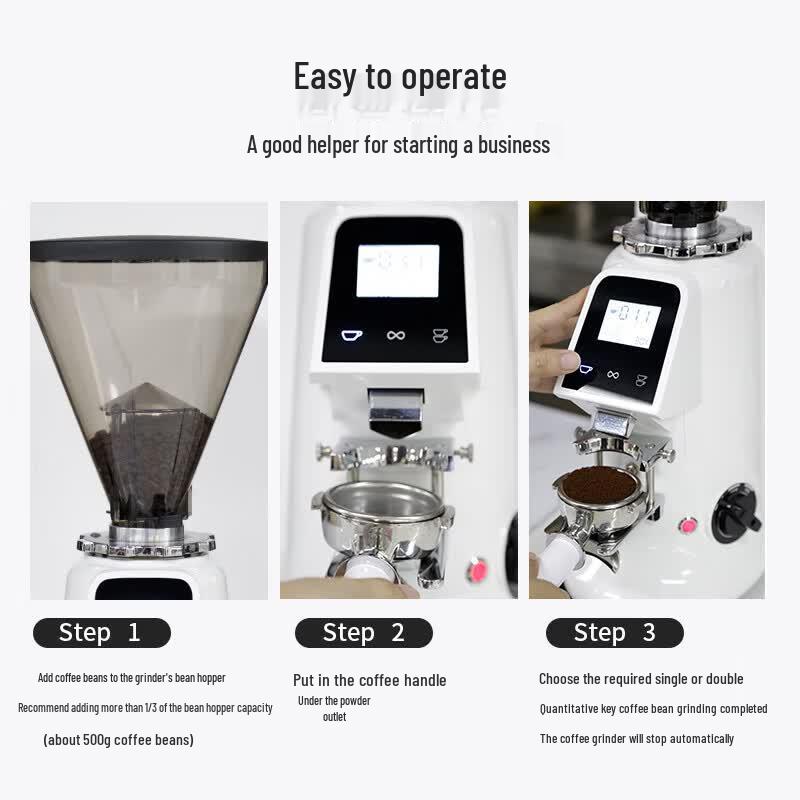 LEHEHE Electric Automatic Coffee Bean Grinder