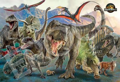 EPOCH 100 Large Piece Jigsaw Puzzle Jurassic World Dinosaur Survival 26x38 Cm 26-702 Includes Glue Spatula Voucher