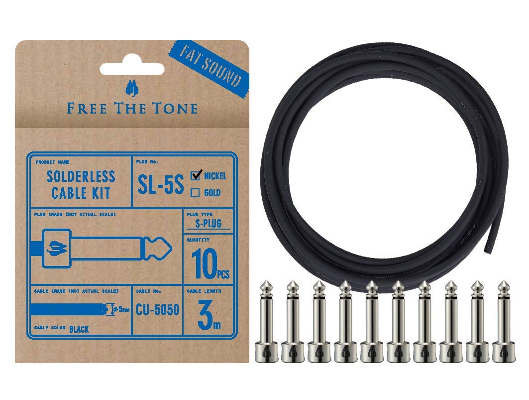 

Free The Tone Solderless Cable Kit SL-5S-NI-10K