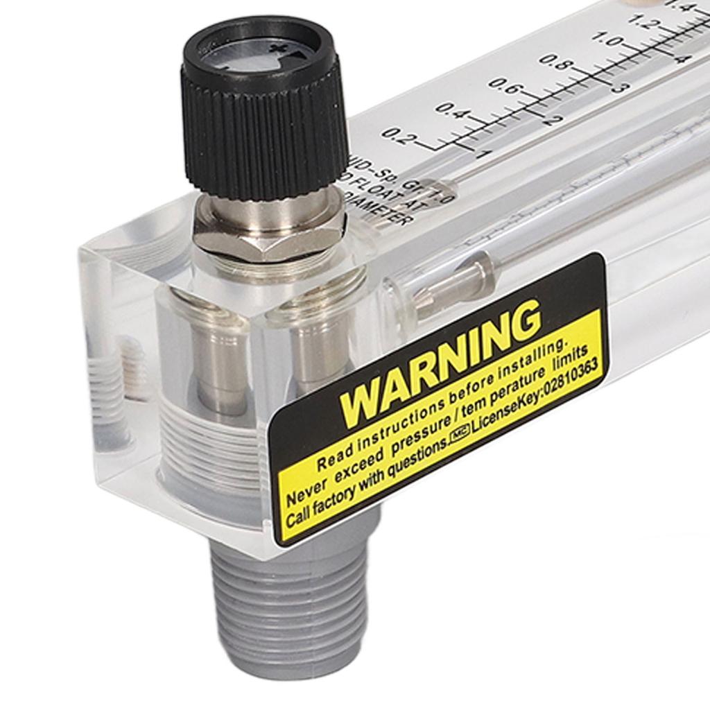 Panel Type  Meter 0.2‑2GPM Acrylic Liquid Flowmeter Tester for Measuring Control Panel  Tester Panel Liquid  Meter