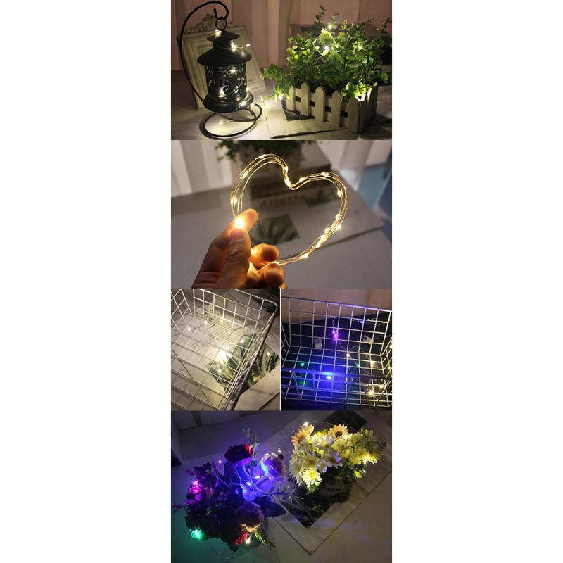 Led String Lights 3 Mode Waterproof Bendable Fairy Lights For Living Room Bedroom Garden Decoration