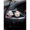 Maltese Dog Car Perfume Aromatherapy Car Air Conditioner Vent Decoration Dog Diffuser Stone Fragrance with a High-End Feel
