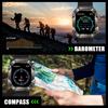 KR80 Smartwatch with Heart Rate Monitor, Bluetooth Calling, Compass & Sports Features