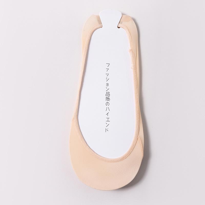 Chaussettes invisibles ultra-fines antidérapantes avec coussinet à l'avant-pied pour talons hauts