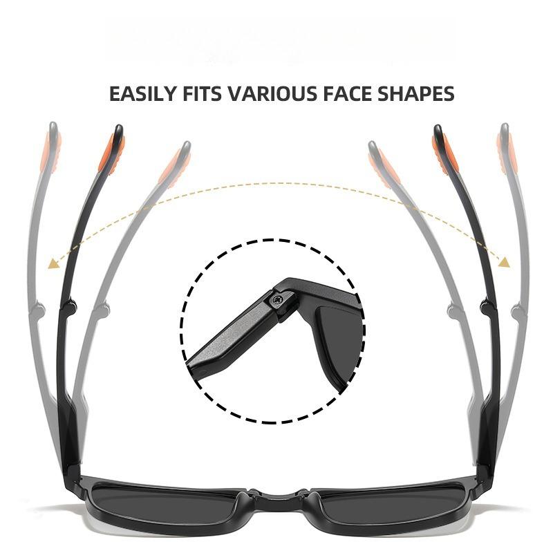 2026 New Foldable Square Sunglasses for Women Premium UV Protection Portable Outdoor UV400 Shades Eyewear Classic Driving Shades