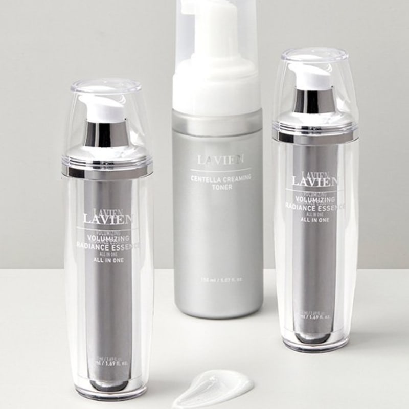 [Lavien] White Essence Toner Set (2 Volumizing Radiance Essence White + 1 Centella Creamy Toner)