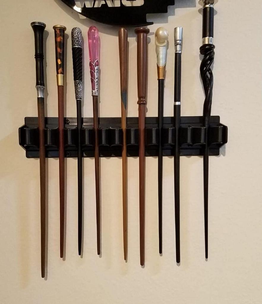 Display Stand for 10 Wands Decoration Harry Potter Dumbledore Hermoine Wand Collection Weasley Twins Stand Storage Display Stand/Plastic Stand, Stand,