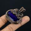 Blue Flash Labradorite Jewelry, 999 Copper Wire Wrapped Pendant, Handmade Gemstone Jewelry, Gifts For Wife Brand New Pendant