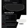 Motorradhelm-Antibeschlagfolie Vollhelmlinse Antibeschlagaufkleber Helm Allgemeiner Antibeschlagfilm