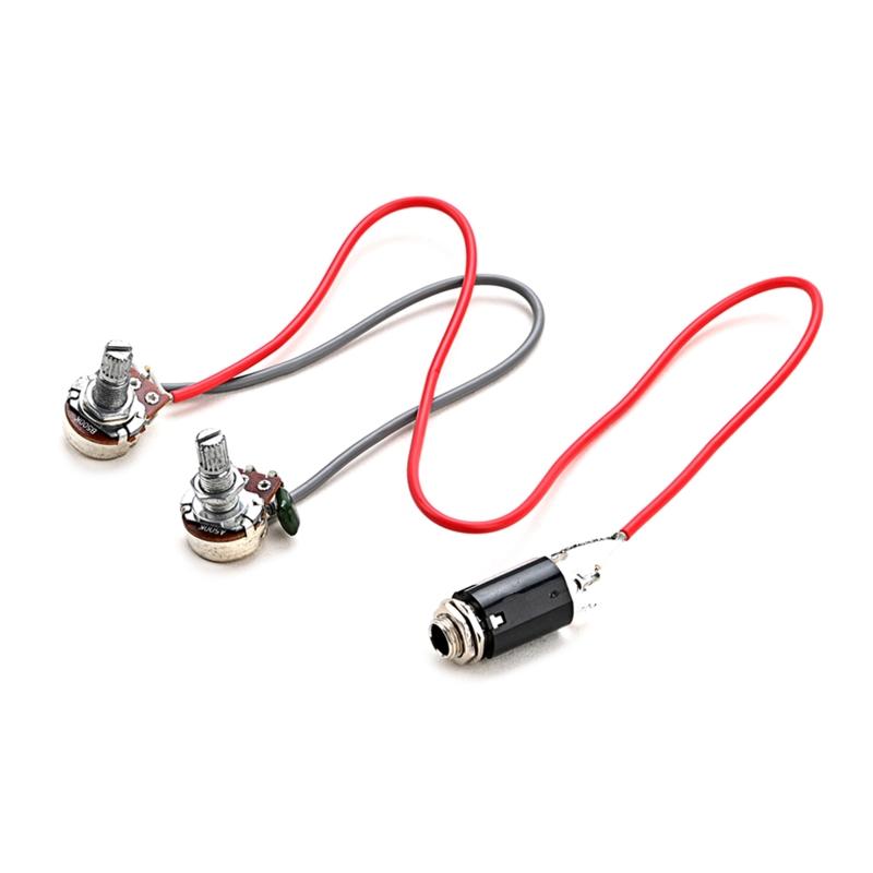 

Guitar Wiring Harness 1 Tone 1 Volume & Jacks Guitar Accessories Easy to Install 1