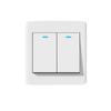 WMN Surface Mounted 2-Gang 2-Way Wall Switch Panel
