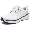 Skechers Edgeride Fabric Comfortable Classic Versatile Fashion Breathable Low-Top Casual Shoes Men Sneakers White Blue 232836-WNV
