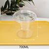 10 Pezzi 230/350/500/700ml Tazze Usa e Getta per Insalata Plastica Trasparente A Prova di Perdite Tazze per Dessert Con Coperchio Con Coperchio