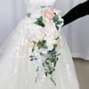 KX4B Artificial Flower Combo Wedding Flower for Wedding Bouquet Flower Beautiful Flower Brooch Centerpieces Arrangement