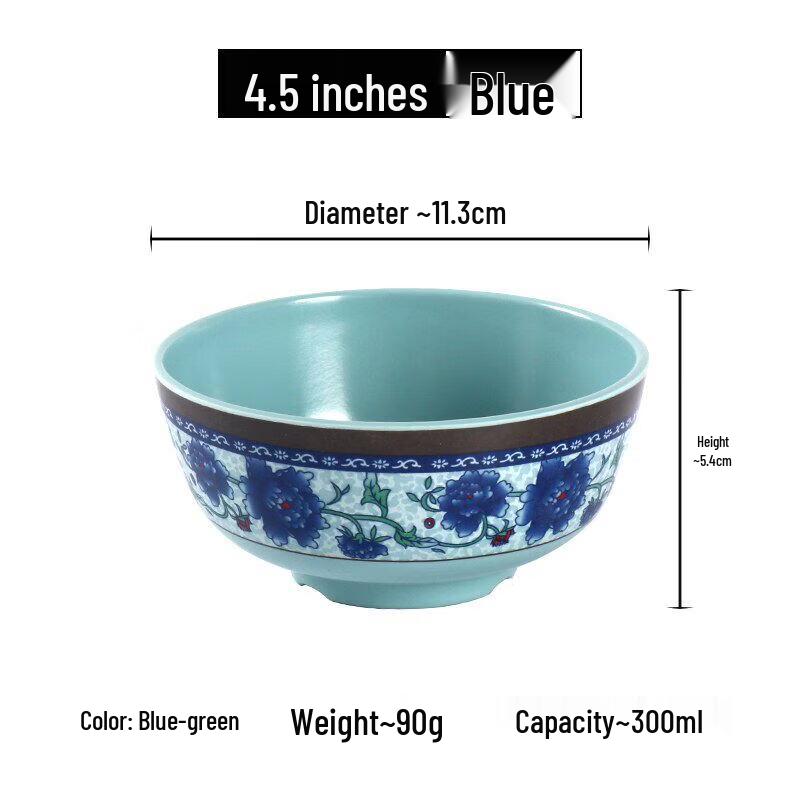 Durable A3 Melamine Multi-Purpose Bowls, 10-Pack