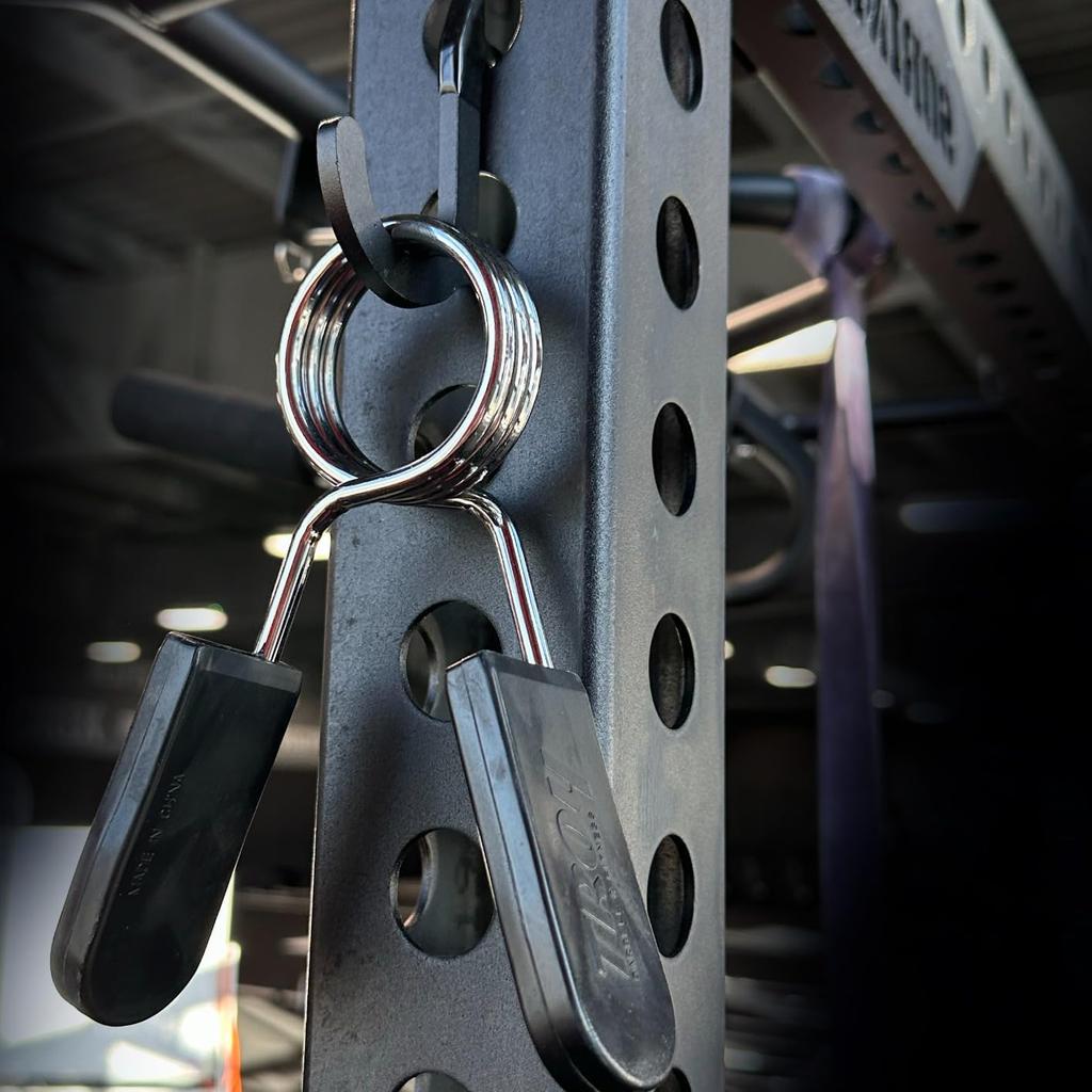 4Pcs Squat Rack Holder Attachments for Home Gym Storage Heavy Duty Weight Rack Holder with Storage Hook Perfect Gym Accessories