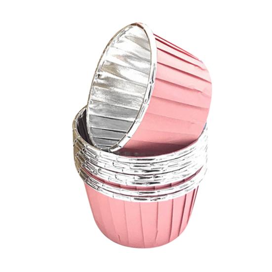 50 ks jednorázových pečících dortových fólií na muffiny, držáků na dezerty a košíčky