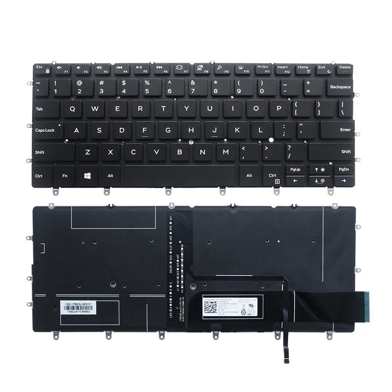 

Compatible Keyboard for Dell XPS Models: 13-9370, 9317, 9380, 9305, 7390 (P82G), and 9365 (P71G001)