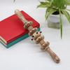 SHREESAMP 7 Wheels Fancy Gua Sha Wood Massager Roller Wood Therapy Trigger Point Massage Muscle Release Roller Tools For Musle Relaxation Soothes