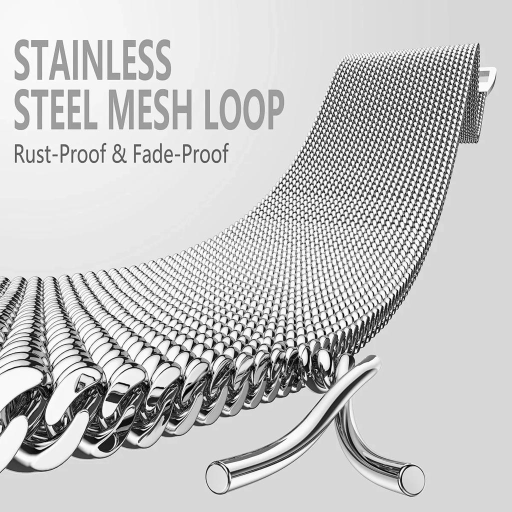 Milanesisk ögla armband för Huawei watch fit 4/4pro Smartwatch Armband för Huawei watch fit3/2/1 Ersättningsmetallarmband Tillbehör