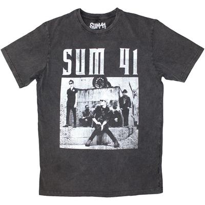 Maglietta Sum 41 Lavaggio Stone: Scatola Foto UFFICIALE NUOVA