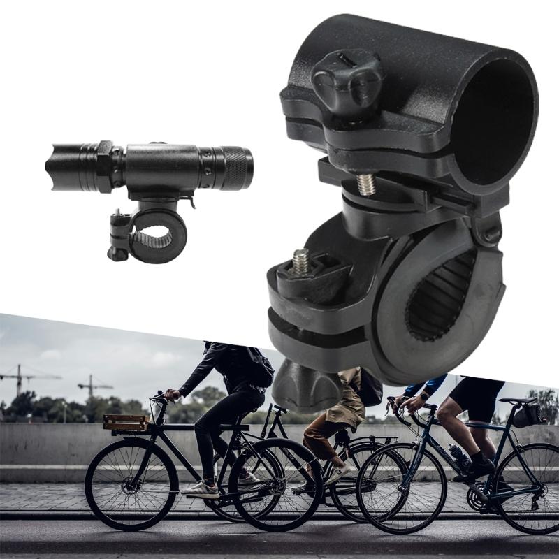 2Pcs Bicycles Torches Holder Handlebars Mount Cycling Flashlight Holder Universals Torches Clip  Headlight Holder
