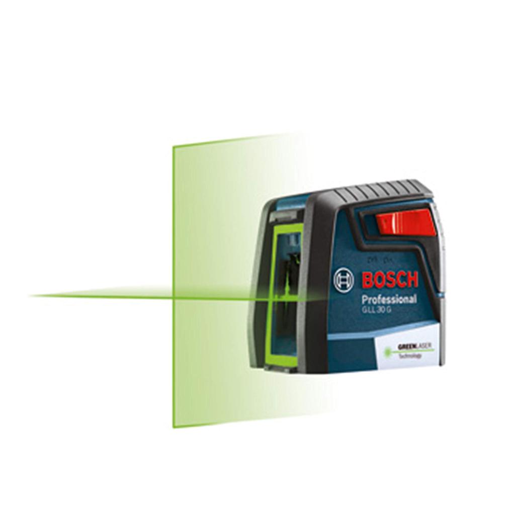 Bosch Professional Cross Line Laser (Direct Green Laser) GLL30G