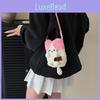 Style Girl Sweet Woolen Crossbody Bag With Lightweight Design For Daily Use