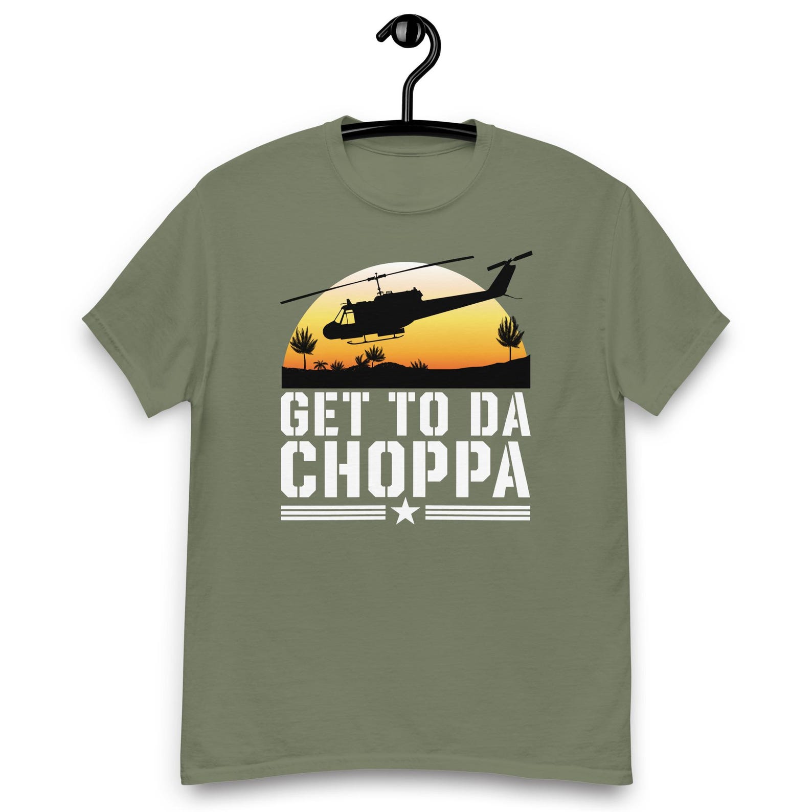Predator Movie - Get to Da Choppa Quote T-shirt S