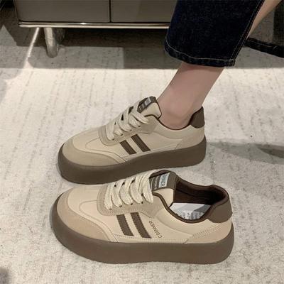 Buty Dexun buty damskie jesień nowe wszechstronne niszowe retro sportowe casual antypoślizgowe buty na deskorolkę Forrest Gump