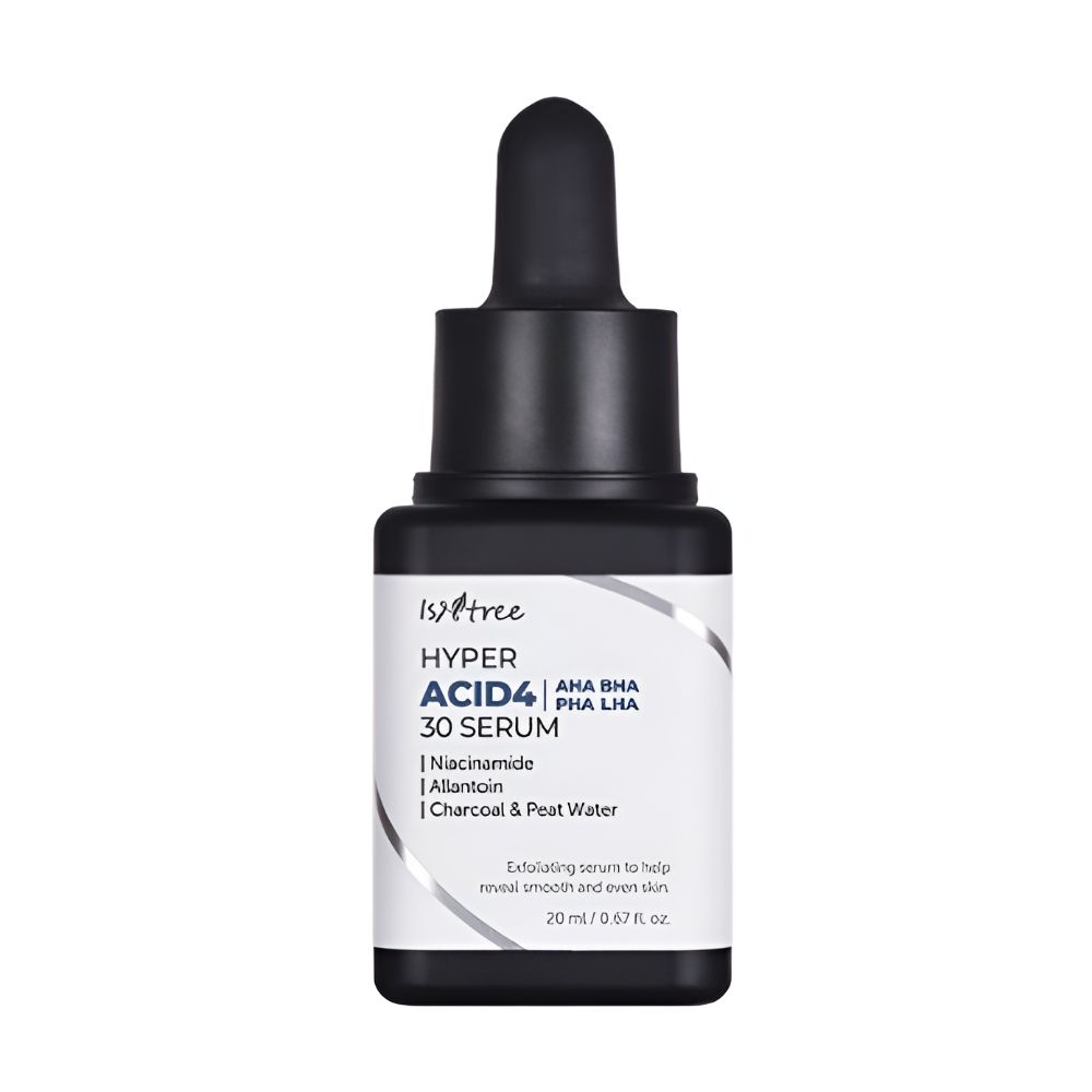 ISNTREE Hyper Acid4 AHA BHA PHA LHA 30 Serum 20ml Exfoliating Pore Care Skin Renewal Serum