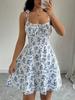 Spring Collection: Sweet Waist-Hugging A-Line Short Skirt - 2025 European & American Casual Dress