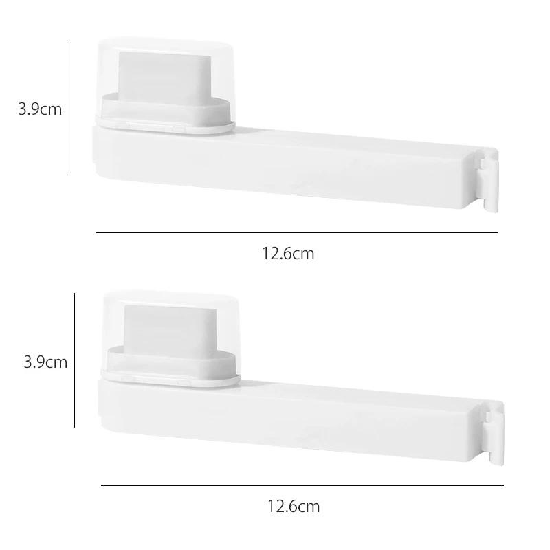 1/2pcs Food Bag Clips, With Lid Sealing Clips, Milk Powder Snack Clips Sealer, Kitchen Food Moisture-Proof Chips Milk Bag Clips