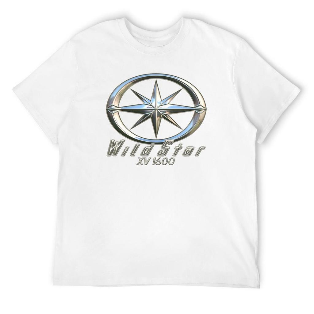 Wild Star XV 1600, Star Logo T-Shirt Cotton Man T-shirts Graphics Summer Clothes Baggy Shirts Slim Fit T Shirts for Men