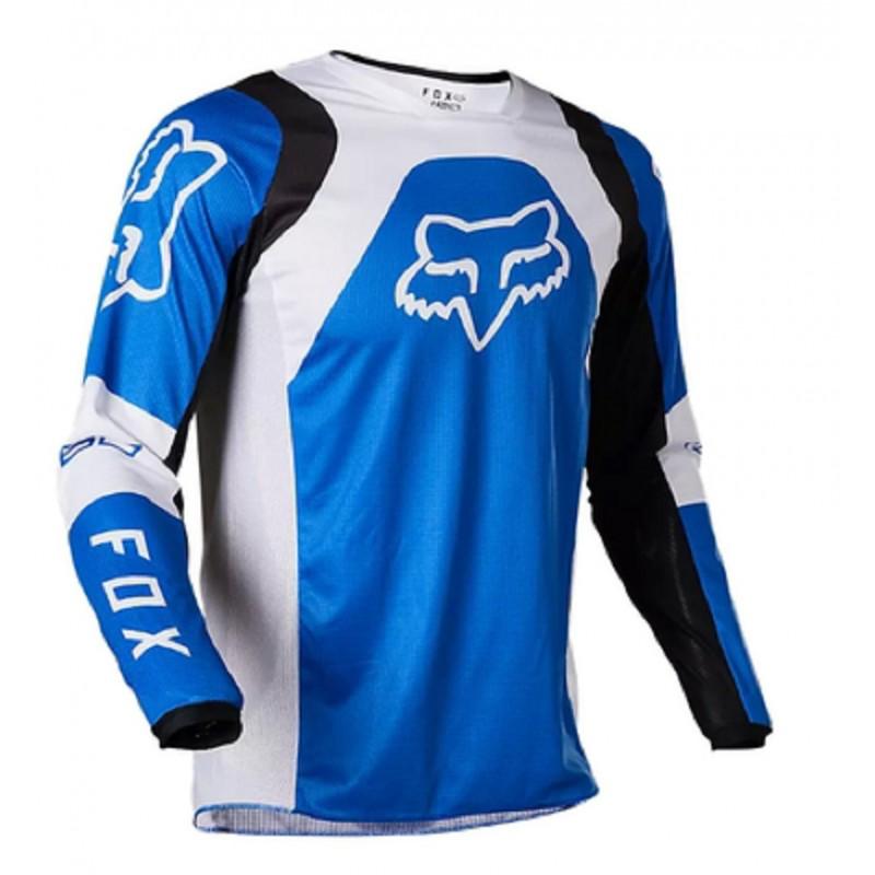 Mens Quick-Dry Long Sleeve Cycling Jersey Mountain Bike Downhill Shirt UV Protection Sport Top