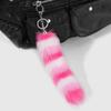 Fox Tail Keychain Irregular Car Keychain Bag Pendant Tail Animal Style Leopard Colored Keychain Cute Plush Keychain For Women