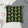 Kermit The Frog Square Pillow Cases Froggy Retro Tv Cushion Cover Funny Decorative Throw Pillow Case Cover For Home 40*40Cm