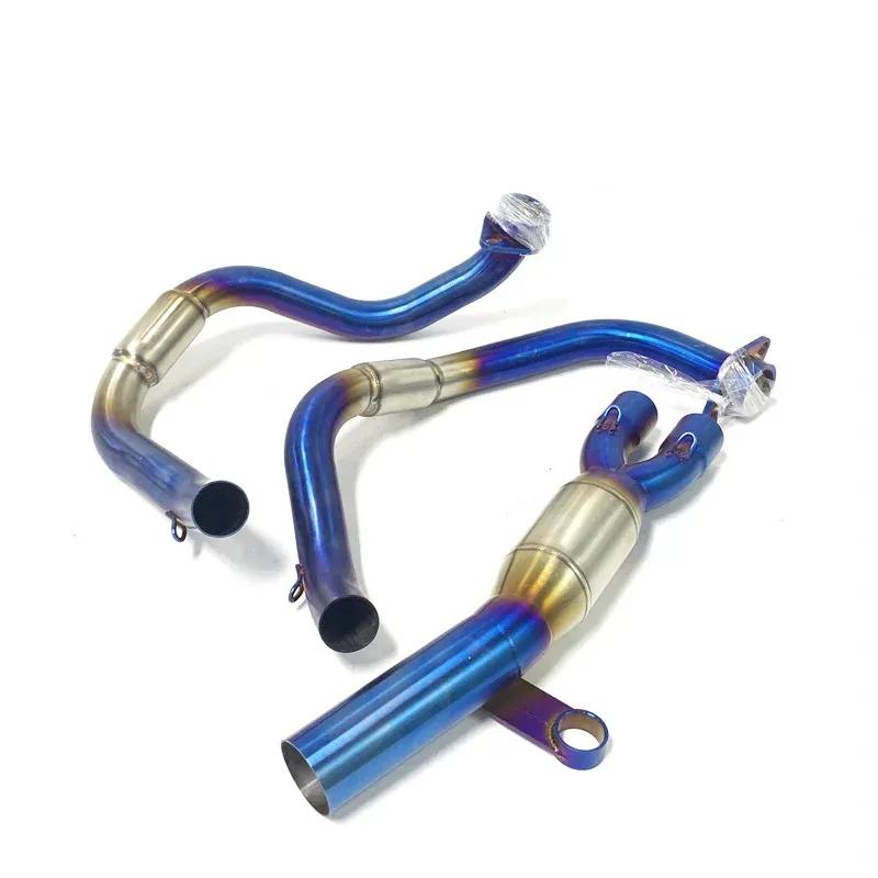 For GSX250R GSX 250R DL250 Motorcycle Exhaust Full Systems Pipe Stainless Steel Modified Link Header Pipe