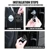 Car Silicone Door Lock Cover Stickers For BYD Atto Seal U Dmi Dolphin Surf Tang Sealion Han EV Tang Qin I3 M6 Song F0 T3 F3 S6
